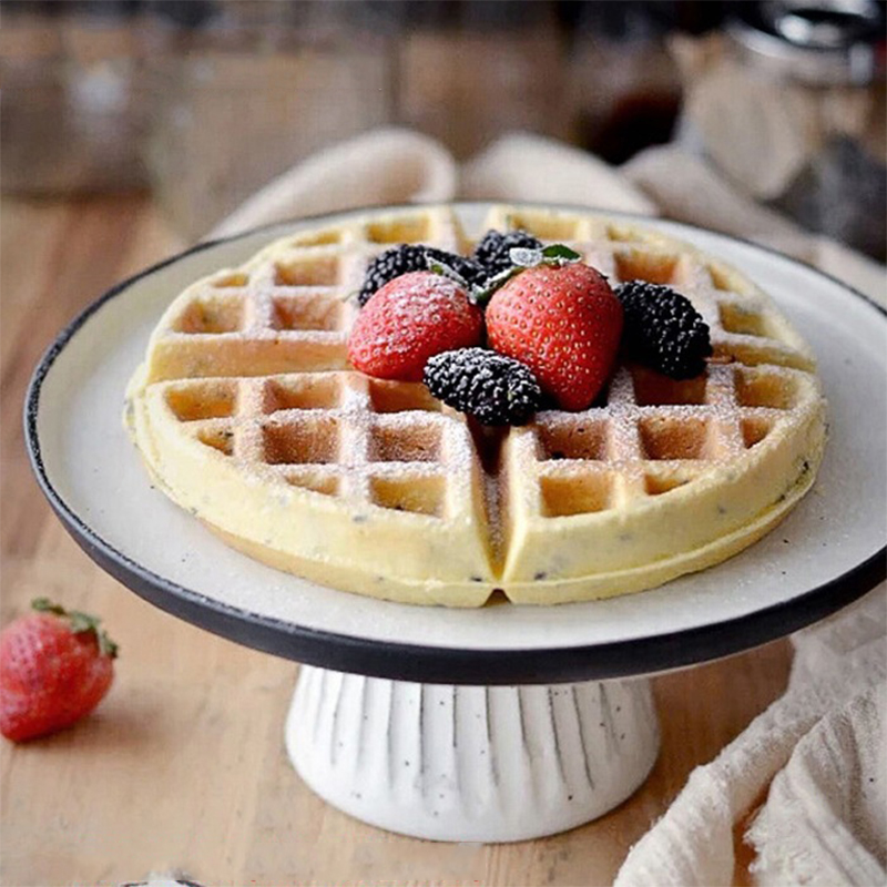 Electric Griddle Pancake - Máquina para hacer gofres con tapa