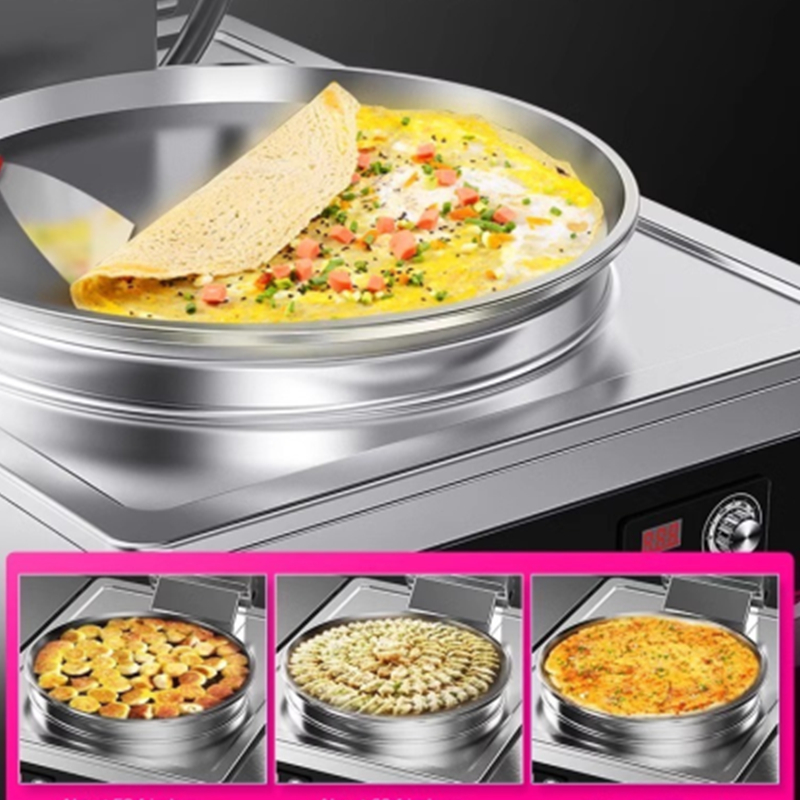 Electric Griddle Pancake - Máquina para hacer panqueques ajustable, plancha
