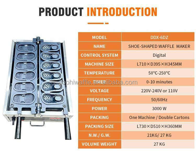Commercial Electric Cheese Waf - Bread Maker Machine reseña y precio