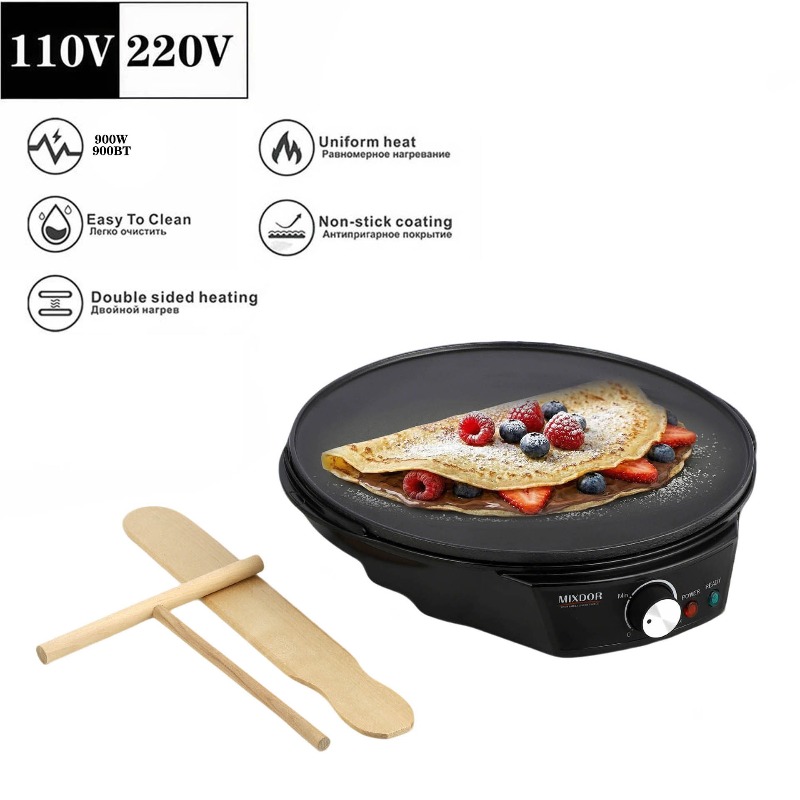 Plancha Eléctrica para Crepas  - Electric Griddle Pancake reseña y precio