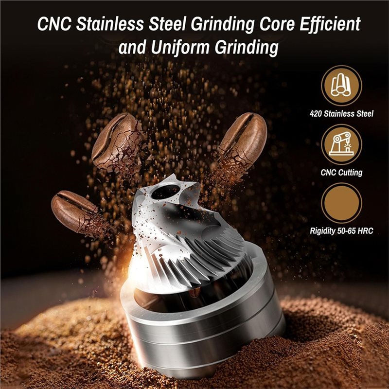 Molinillo de café manual portá - Coffee Grinder Burr reseña y precio