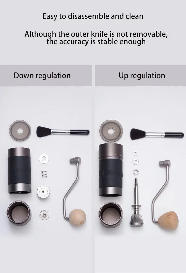 Molinillo de Café Manual Kingr - Coffee Grinder Burr reseña y precio