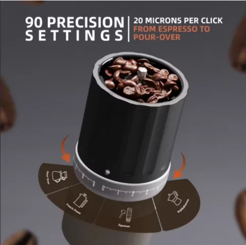 Molinillo de Café Inalámbrico  - Coffee Grinder Burr reseña y precio