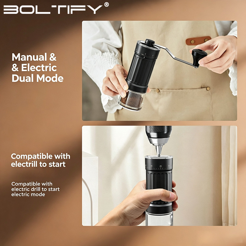 Molinillo de Café Manual BOLTI - Coffee Grinder Burr reseña y precio